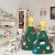 Sliveal Fühlte Weihnachtsbaum dreidimensionale runde Weihnachtsbaum DIY Vlies Weihnachtsbaum Christbaumschmuck - 3