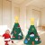 Sliveal Fühlte Weihnachtsbaum dreidimensionale runde Weihnachtsbaum DIY Vlies Weihnachtsbaum Christbaumschmuck - 4