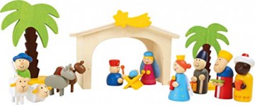 small foot 3945 Holzkrippe Spielset - 1
