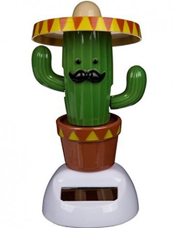 Solarfigur Wackelfigur »Kaktus« Figur beweglich Solarbetrieben 11 cm - 1