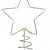Star Baumspitze Topsy, 10 warmwhite LED, Metall, silber, 1.4 x 2 x 0.55 cm - 1