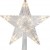 Star Baumspitze Topsy, 10 warmwhite LED, Plastik, silber, 2.2 x 2.4 x 0.5 cm - 1