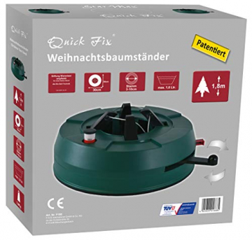 Star-Max F180 Quick Fix-Patentierter Christbaumständer, Kunststoff, Grün, 1 - 