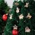 STOBOK 200 Stücke Weihnachtsbaum Anhänger Holzscheiben Christbaumanhänger Holz Streudeko Baumschmuck Christbaumschmuck Weihnachtsdeko zum Aufhängen (Stil gemischt) - 3