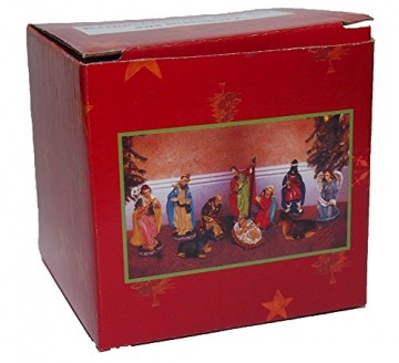 Timtina® Krippenfiguren 10 teilig aus Steinharz - 2