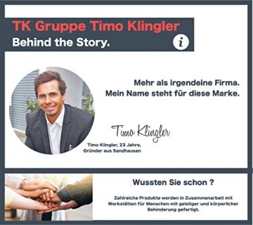 TK Gruppe Timo Klingler Silber Lametta - Stanniol Metal Technology - täuschend echt - als Deko Dekoration zu Weihnachten (Silber) - 4