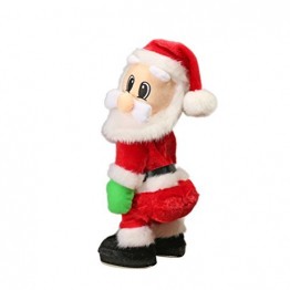 TOYMYTOY Tanzender Weihnachtsmann mit Musik Kinder elektrisch Spielzeug lustig singende und tanzende weihnachtsfiguren Weihnachtsgeschenke Deko - 1