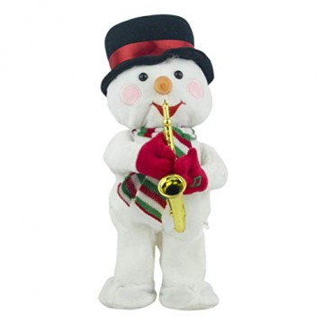 Toyvian Weihnachtsfigur, Schneemann, Plüsch, tanzend, singend, elektrisch, lustiges Geschenk für Kinder, Weihnachten, Party, Geschenk, Geschenke - 1