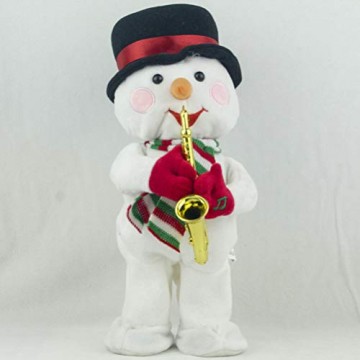 Toyvian Weihnachtsfigur, Schneemann, Plüsch, tanzend, singend, elektrisch, lustiges Geschenk für Kinder, Weihnachten, Party, Geschenk, Geschenke - 8