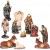 Unbekannt Krippenfiguren 11teiliges Set 14,5 cm Krippe Weihnachten - 1