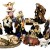 Unbekannt Krippenfiguren mit Kleidern, Heilige Familie, Heilige 3 Könige, Engel und Hirten (0941000) - 1