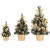 Urmagic Mini Weihnachtsbaum klein Künstlicher Tannenbaum mit Baumschmuck Weihnachtskugeln Künstliche Weihnachtsbäume weihnachts Desktop dekoration Weihnachtsgeschenke für Weihnachten - 4