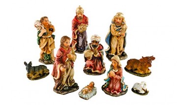 VBS 10 Krippenfiguren-Set Weihnachten Krippe Figuren - 1