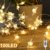 VEGKEY LED Lichterkette Sterne, 100 Warmweiße Sterne, LED Stern Draht Lichterkette für Innen und Außen Dekoration wie Zimmer, Weihnachten, Geburtstag,Party, Kinderzimmer - 1
