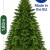 Weihnachtsbaum künstlich 180 cm – Edle Nordmanntanne mit Weihnachtsbaumständer – Künstlicher Premium Tannenbaum mit besonders dichten Zweigen – Exklusives Markenprodukt - Naturgetreu, Made in EU - 1