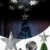 Weihnachtsbaumprojektionslampe, Weihnachtsbaumsternlampe, LED Weihnachtsbaumspitze Schneeflockenprojektionslampe Baumspitze Sternprojektionslampe-Silber fünfzackiger Stern_British regulierend - 3