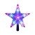 Weihnachtsbaumspitze Stern, LED leuchten Weihnachtsbaum Topper Star Christbaumspitze Kunststoff 22x22cm mit 31 LED mehrfarbig Für Weihnachtsdekor - 4