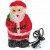 Weihnachtsmann, 16 LEDs, Acryl Weihnachtsfigur, Zigarettenanzünder 24V, Innendekoration, Höhe ca. 20 cm - 1