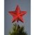 WeRChristmas Star Weihnachten Weihnachtsbaumspitze Dekoration, Plastik, rot, 30 x 23 x 6.5 cm - 4