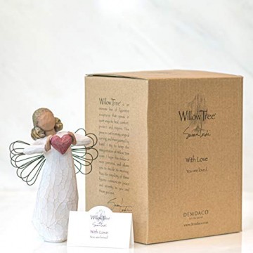 Willow Tree 26182 Figur Engel der Liebe, Natur, 3,8 x 3,8 x 14 cm - 5