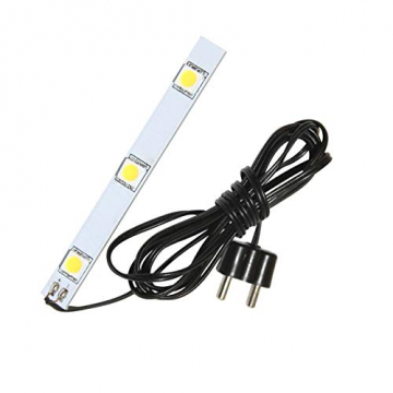 WITTKOWARE Krippen-/Puppenstuben-Beleuchtung, 3er LED-Modul mit Kabel/Stecker, 3,5V - 