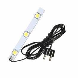 WITTKOWARE Krippen-/Puppenstuben-Beleuchtung, 3er LED-Modul mit Kabel/Stecker, 3,5V - 1