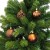 Wohaga Weihnachtskugel-Set Christbaumkugeln Baumschmuck Weihnachtsbaumschmuck Baumkugeln, Farbe:Braun, Größe:100 - 2
