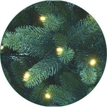 Xenotec PE- Weihnachtsbaum künstlich ca. 150 cm hoch mit 166 LED- warmweißes Licht- Das Original - 6