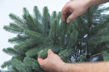 Xenotec Voll PE Weihnachtsbaum künstlich Höhe ca. 120 cm naturgetreu im Spritzgussverfahren Hergestellt - 3