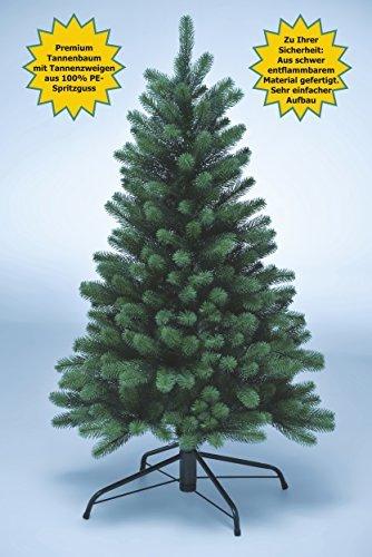 Xenotec Voll PE Weihnachtsbaum künstlich Höhe ca. 120 cm naturgetreu im Spritzgussverfahren Hergestellt - 5