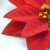 Yalulu 20 Stück Rot Flanell Künstliche Blumen Baum Blumenköpfe Ornament für Weihnachts Hochzeitsdekoration Scrapbooking DIY Dekoration - 2
