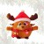 YeahiBaby Elch singendes Spielzeug mit Licht, Weihnachtsfigur aus Plüsch (mit Knopfbatterie) - 2
