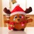 YeahiBaby Elch singendes Spielzeug mit Licht, Weihnachtsfigur aus Plüsch (mit Knopfbatterie) - 4