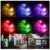 40er Weinachten LED Kerzen Kabellos RGB Weihnachtskerzen Christbaumkerzen Dimmen Flackern Baumkerze-Set,LED-Lichtfarbe RGB + warmweiß - 2
