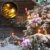 40er Weinachten LED Kerzen Kabellos RGB Weihnachtskerzen Christbaumkerzen Dimmen Flackern Baumkerze-Set,LED-Lichtfarbe RGB + warmweiß - 4