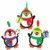 Baker Ross AT240 Weihnachtskugeln Mix & Match Pinguin (6 Stück) Christbaumschmuck Bastelset für Kinder, Sortiert - 3