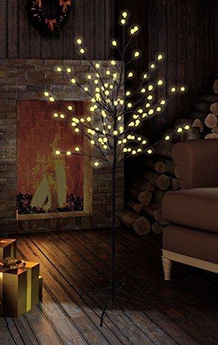 Bonetti LED Lichterbaum mit 200 warm-weißen Lichtern beleuchtet, 150 cm hoch, die Lichterzweige sind flexibel, Weihnachtsbaum mit Lichterkette - 4