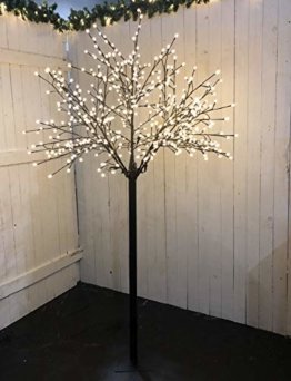 Bonetti LED Lichterbaum mit 500 warm-weißen Lichtern beleuchtet, 220 cm hoch, die Lichterzweige sind flexibel, Weihnachtsbaum mit Lichterkette - 1