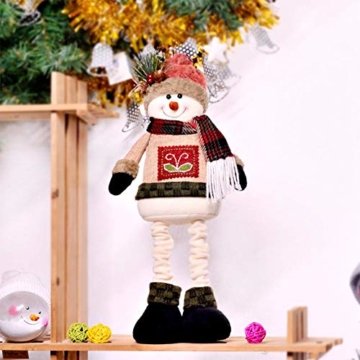 chivalrylist Weihnachtsschmuck Puppen Weihnachtsschmuck Puppen Christbaumschmuck Weihnachtsschmuck Weihnachtsmann Schneemann - 2