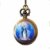 Christbaumschmuck Jungfrau Maria Baby Jesus Religiöse Taschenuhr Halskette Spirituelle Glaskunst Foto Schmuck Geschenk - 3