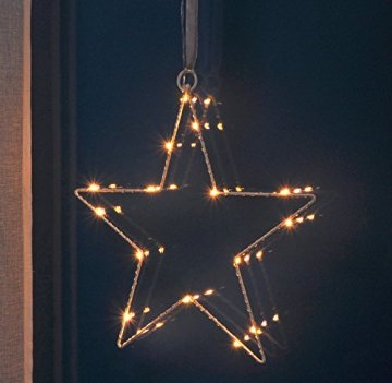 Fenster-Silhouette Stern 30 cm beleuchtet (76506) Weihnachtsdeko Fensterdeko - 1