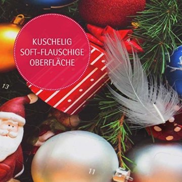 Hallingers 24 Gummibärchen-Adventskalender mit Fruchtsaftbärchen (500g) - Christbaumschmuck (Advents-Karton) - zu Weihnachten Adventskalender - 2