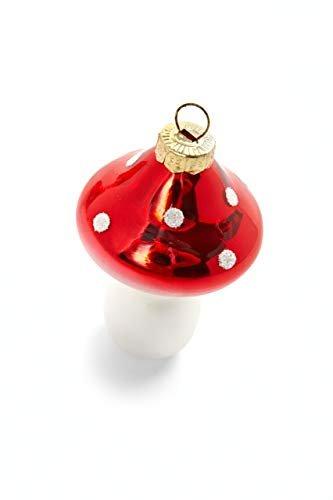 HEITMANN DECO Fliegenpilze aus Glas - Baumbehang Christbaumschmuck Weihnachtskugeln Weihnachtsdeko - 8-teilig Rot, Weiß - 4