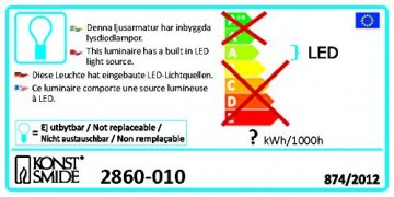 Konstsmide, 2860-010, LED Fensterbild, 