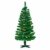 Künstlicher Glasfaser Weihnachtsbaum 120 cm mit LED Beleuchtung und echten vergoldete Zapfen Christbaum Tannenbaum - 2
