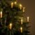Lunartec Christbaumkerzen: 20er-Set LED-Weihnachtsbaumkerzen mit Fernbedienung und Timer, Gold (Kabellose Weihnachtskerzen) - 2