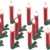 Lunartec Weihnachtskerzen: 20er-Set LED-Weihnachtsbaum-Kerzen mit IR-Fernbedienung, rot (Christbaumkerzen kabellos) - 1