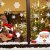 Tuopuda Weihnachten Schneeflocken Fenster Deko Weihnachtsmann Elch Stick 42 Schneeflocken Aufkleber Statisch Fensterbilder - 1