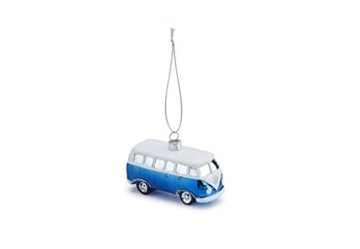 Volkswagen Original VW Weihnachtsbaumanhänger Blau, T1 Bus, Bulli Christbaumschmuck, Christbaumkugel Kollektion 2016 - 1