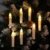 40/30/20/10x Set Kerzen Weihnachtskerzen mit Batterien Fernbedienung Timer RGB&Warmweiß inkl.Klammer, Saugnapf und Steckdorne für Weihnachten Weihnachtsbaum Hochzeit Deko Weiß 40x - 3